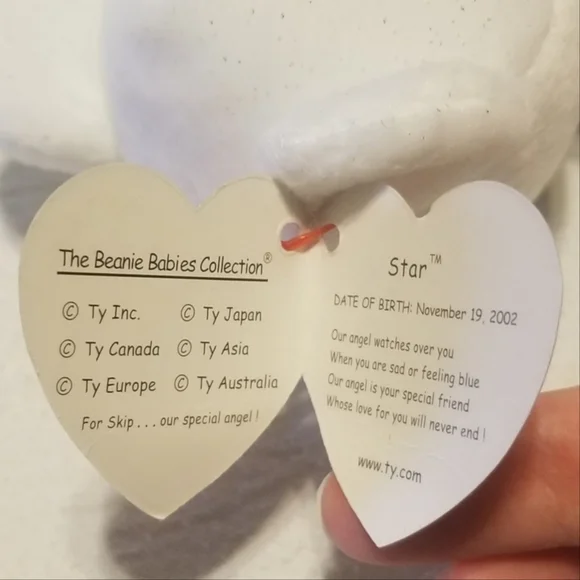 EUC "Star" 2003 Beanie Baby- with blue star! - Picture 10 of 12